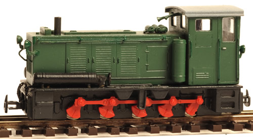 Ferro Train 200-601 - Club7690 D40 ex HF 200 D Diesel loco, green, 